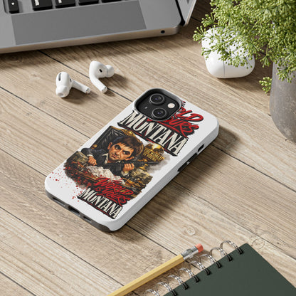 Tony Montana "The World Is Yours" Vintage Caricature Tough Phone Case