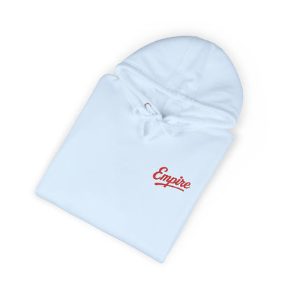 Empire Signature Embroidered Hoodie — Minimal Fleece with Red 'Empire' Logo