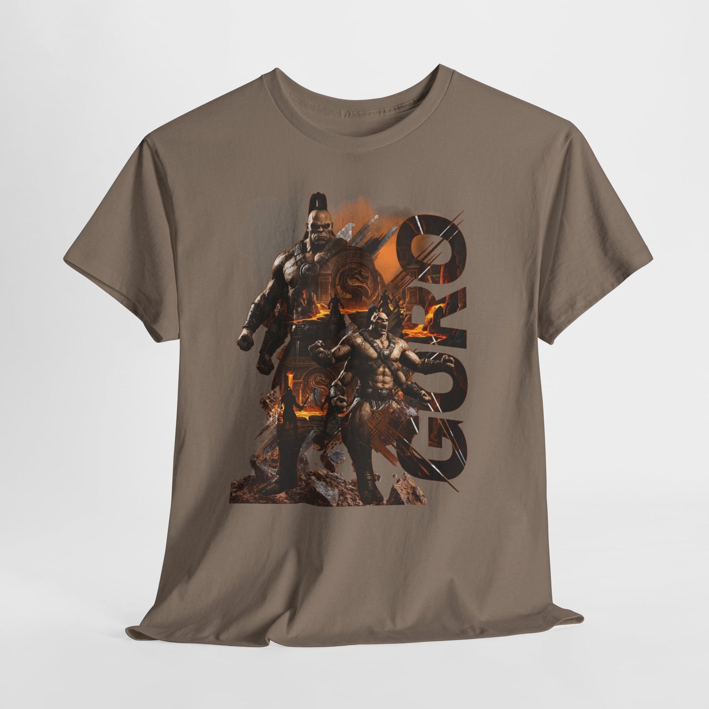 Goro Warrior Graphic Tee — Fantasy Samurai & Skull Design