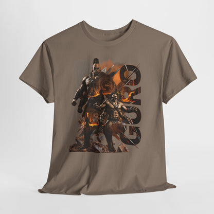 Goro Warrior Graphic Tee — Fantasy Samurai & Skull Design