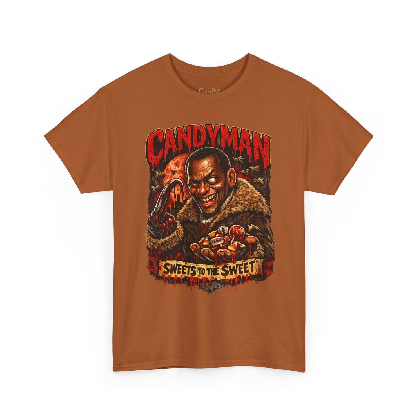 Horror Movie Candyman Graphic Tee — "Sweets to the Sweet" Retro Poster T-Shirt