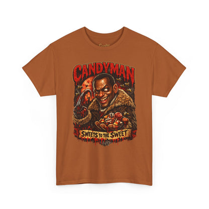 Horror Movie Candyman Graphic Tee — "Sweets to the Sweet" Retro Poster T-Shirt