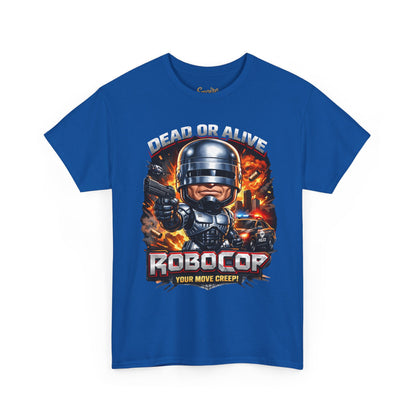 Robocop Graphic Tee — Retro Action Movie Shirt ("Your Move Creep")