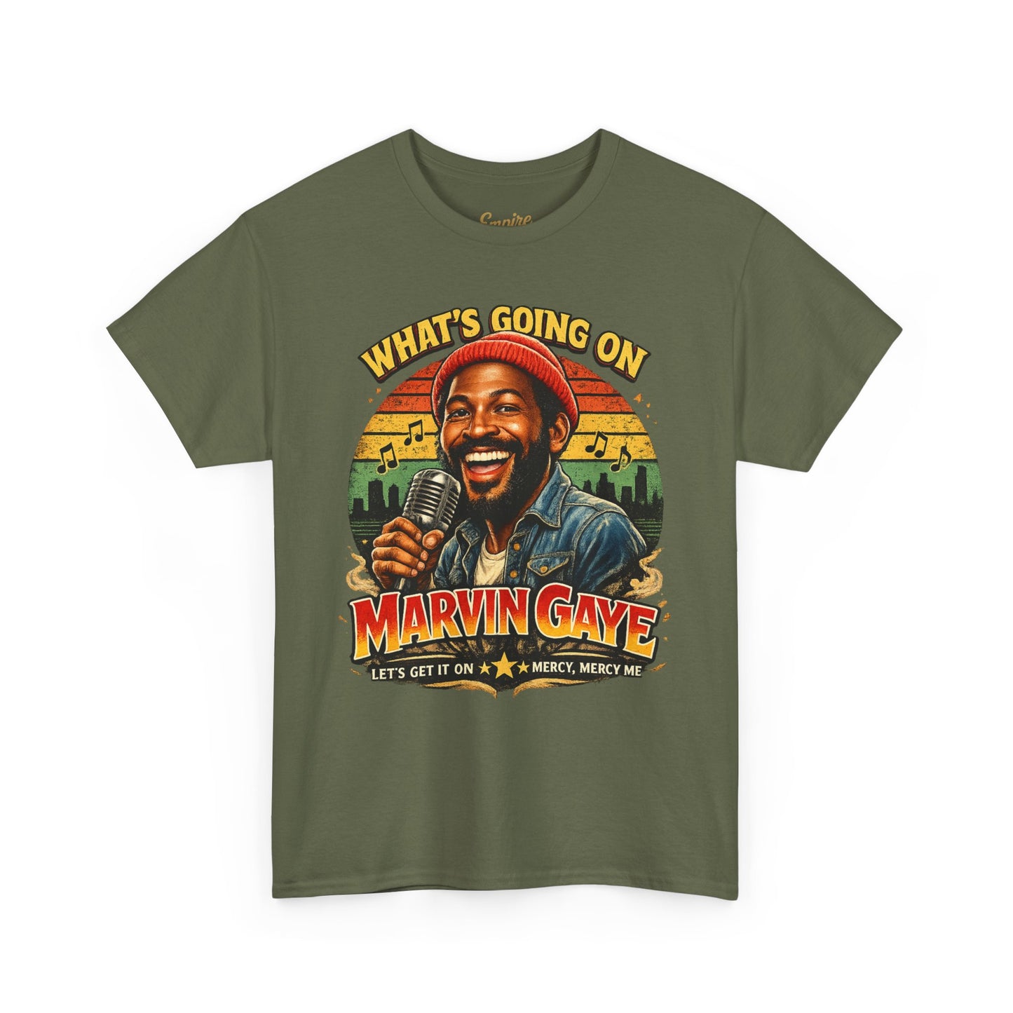 Marvin Gaye Tribute Tee, Vintage Music T-Shirt, Unisex Cotton Tee, Retro Style Shirt, Gift for Music Lovers, Perfect for Concerts