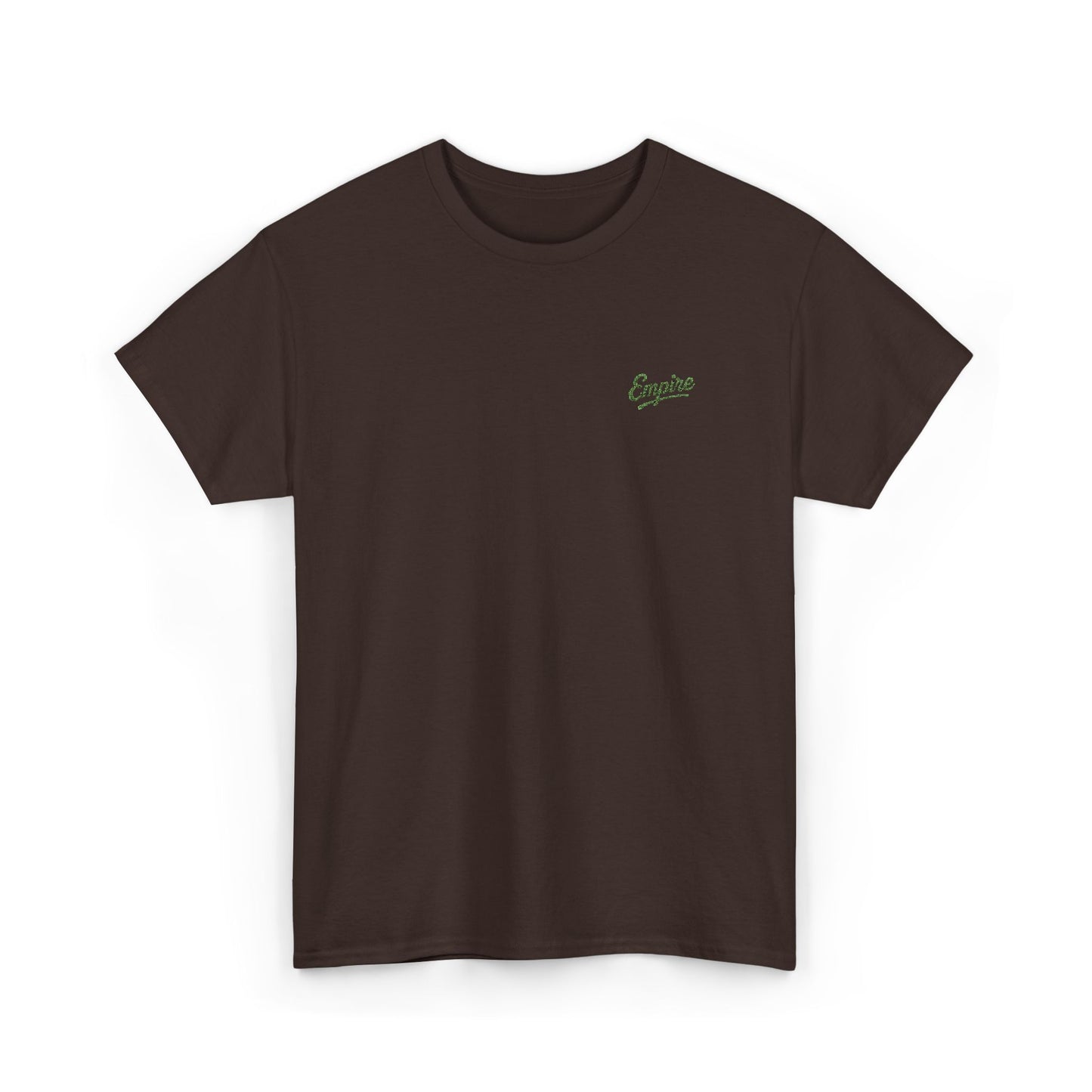 Signature Embroidered Empire Green Chest Logo T-Shirt