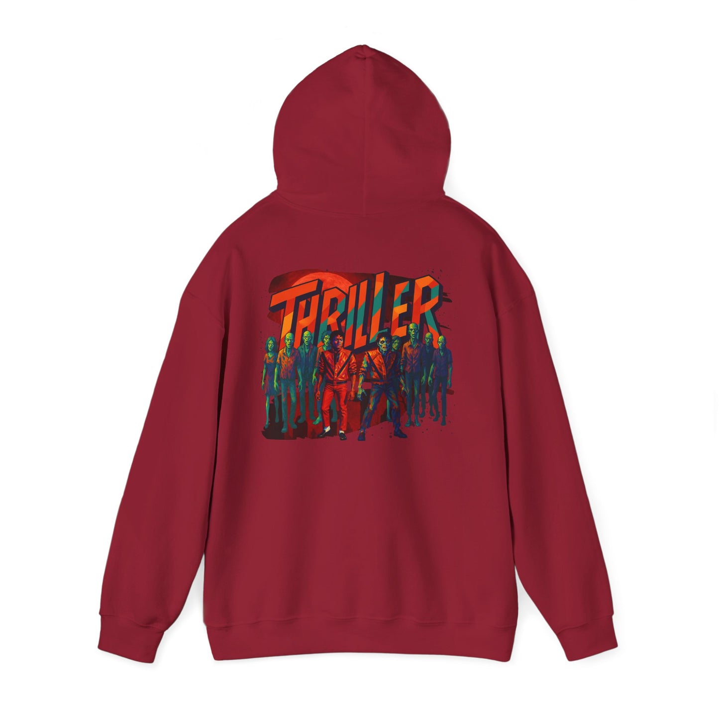 MJ 'Thriller' Retro Zombie Crew Graphic Hoodie