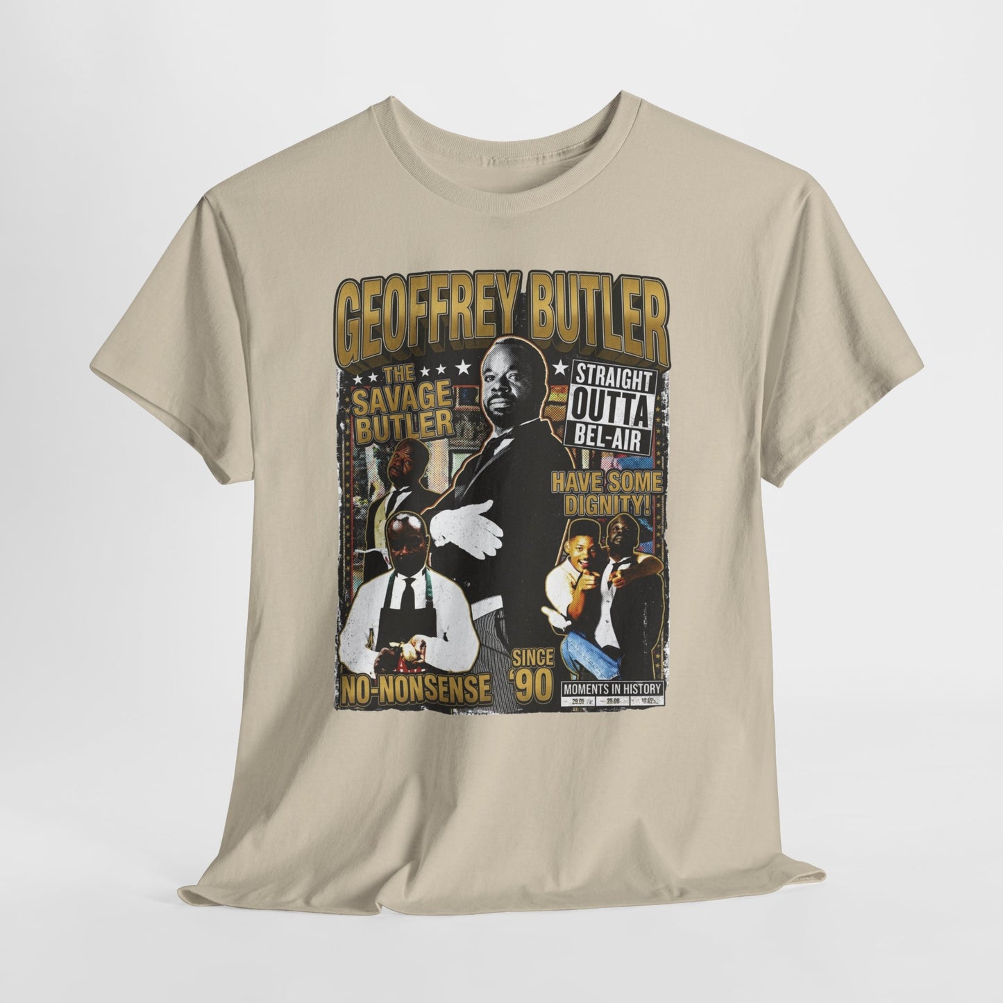 Geoffrey Butler Graphic Tee — "Savage Butler" Vintage Sitcom Tribute T-Shirt