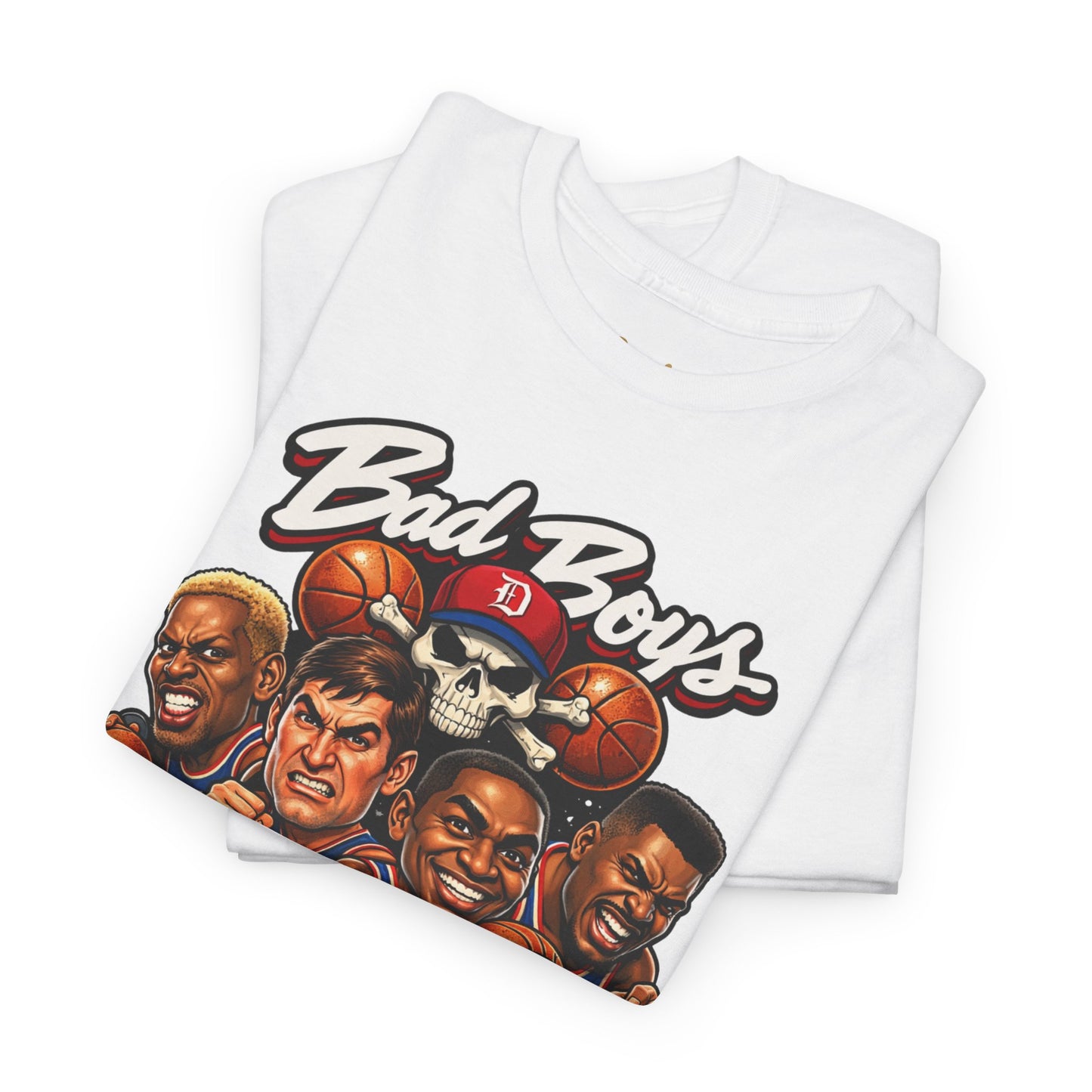 Detroit Pistons "Bad Boys" T-Shirt — Vintage Basketball Team Tee
