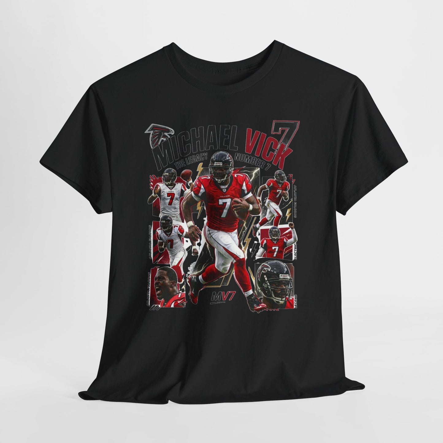 Legendary Number 7 Football Tee — Michael Vick Tribute Shirt