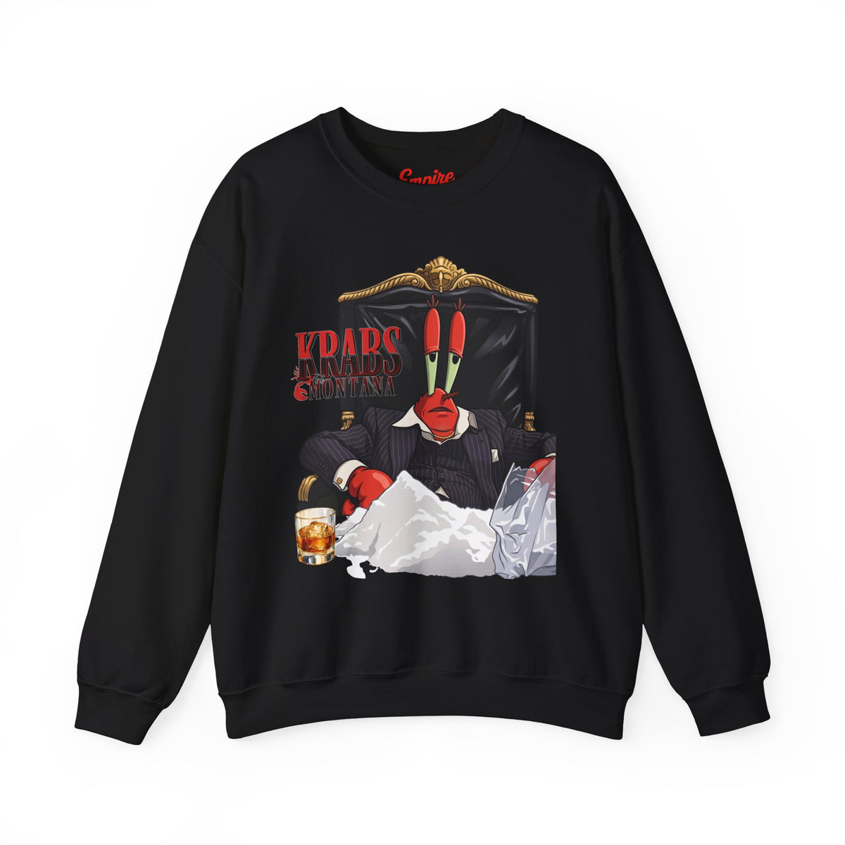 Luxury Mr. Krabs Montana  Scarface Parody Graphic