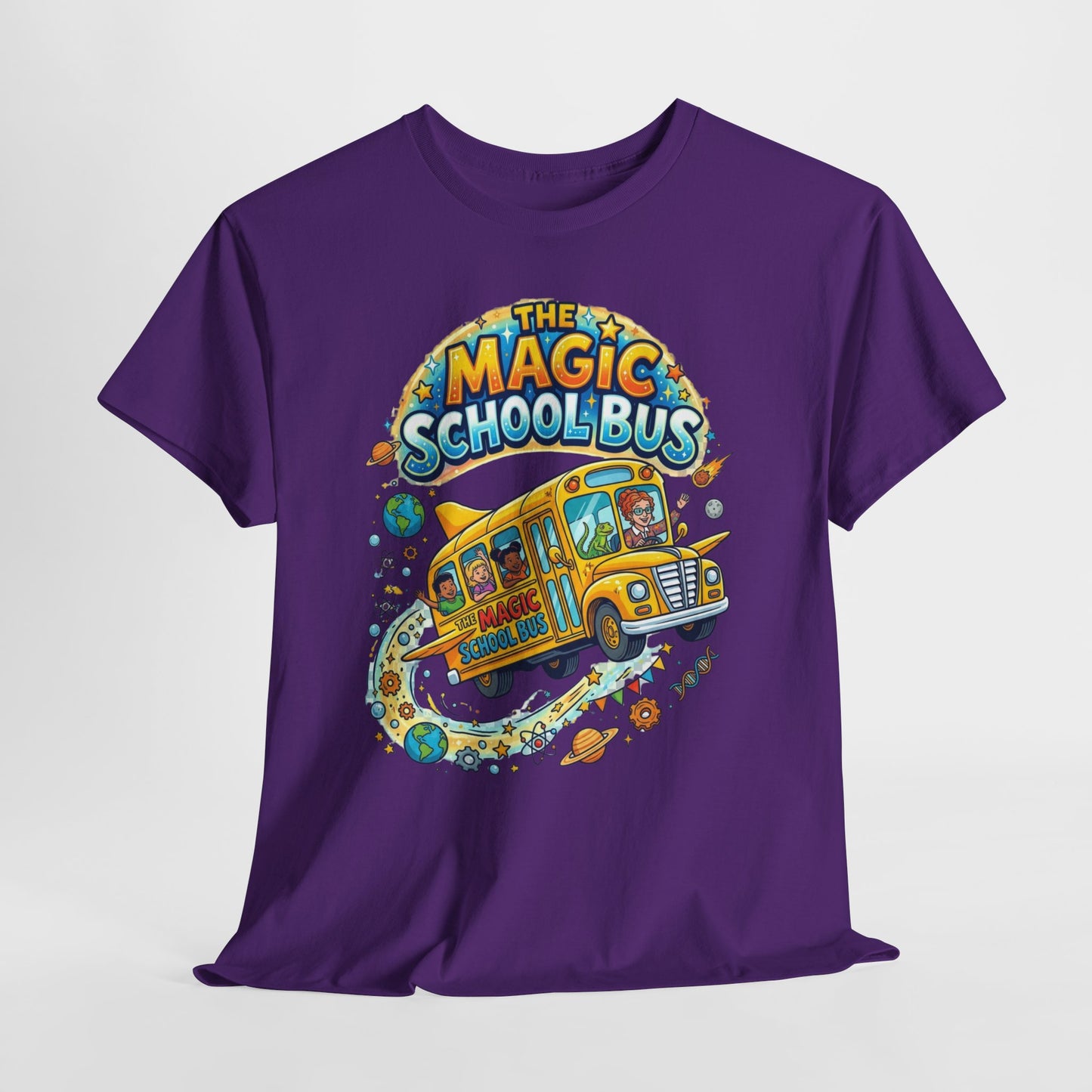 The Magic School Bus T-Shirt – Kids Retro Educational Cartoon Tee