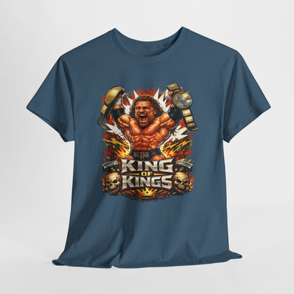 King of Kings Tee - Retro Wrestling Champion Graphic T-Shirt
