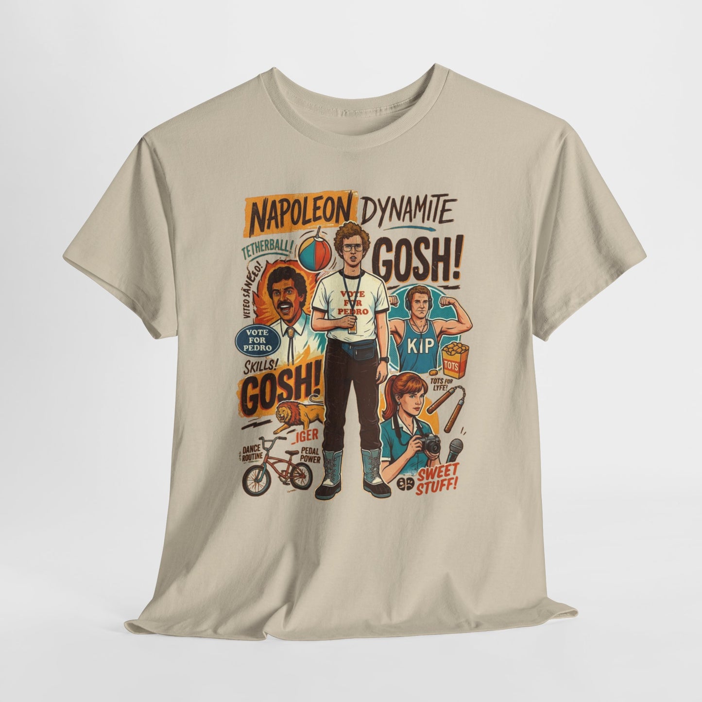 Napoleon Dynamite Graphic T‑Shirt — Retro Movie Quote Tee