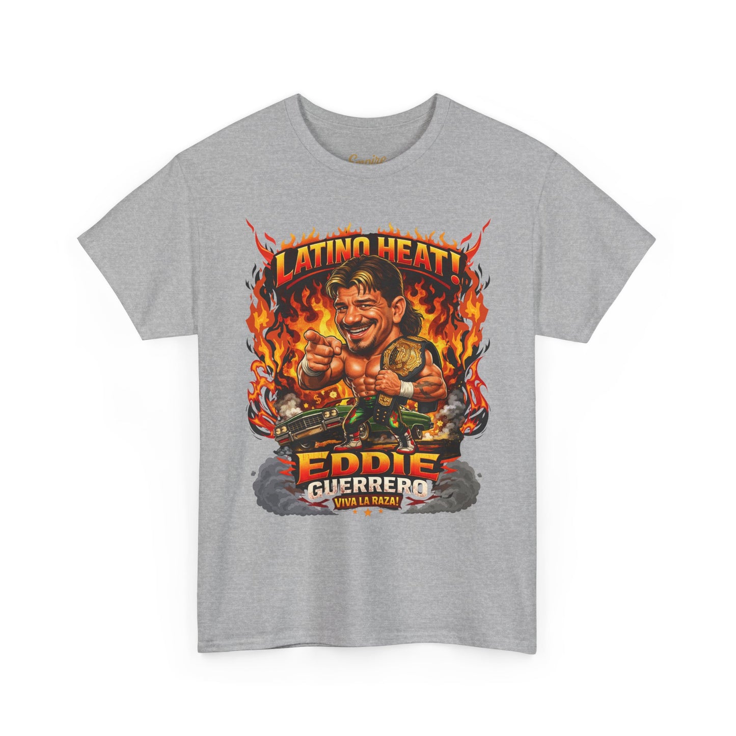 Eddie Guerrero 'Latino Heat' Graphic Tee - Wrestling Tribute Shirt