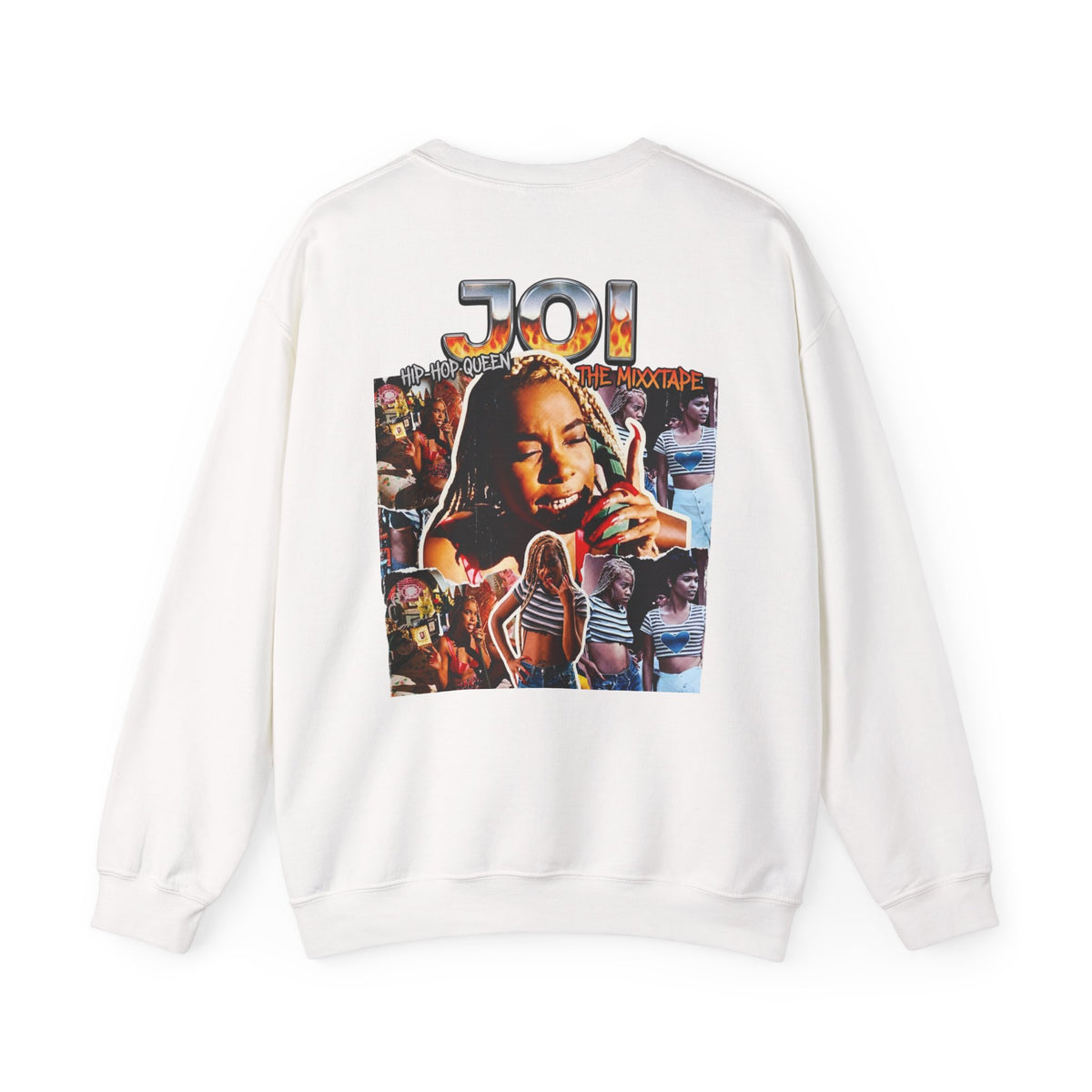 Joi Collage Crewneck Sweatshirt – Retro Concert Photo Graphic