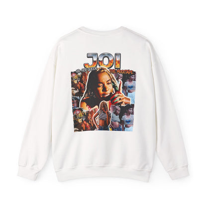 Joi Collage Crewneck Sweatshirt – Retro Concert Photo Graphic
