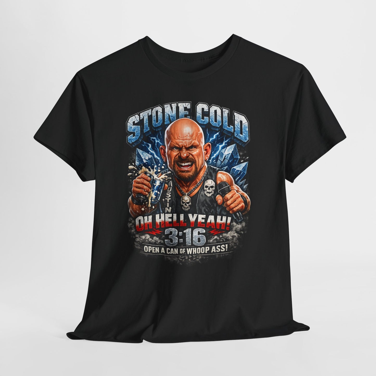 Stone Cold 3:16 Wrestling T-Shirt – Vintage WWE Legend Tee