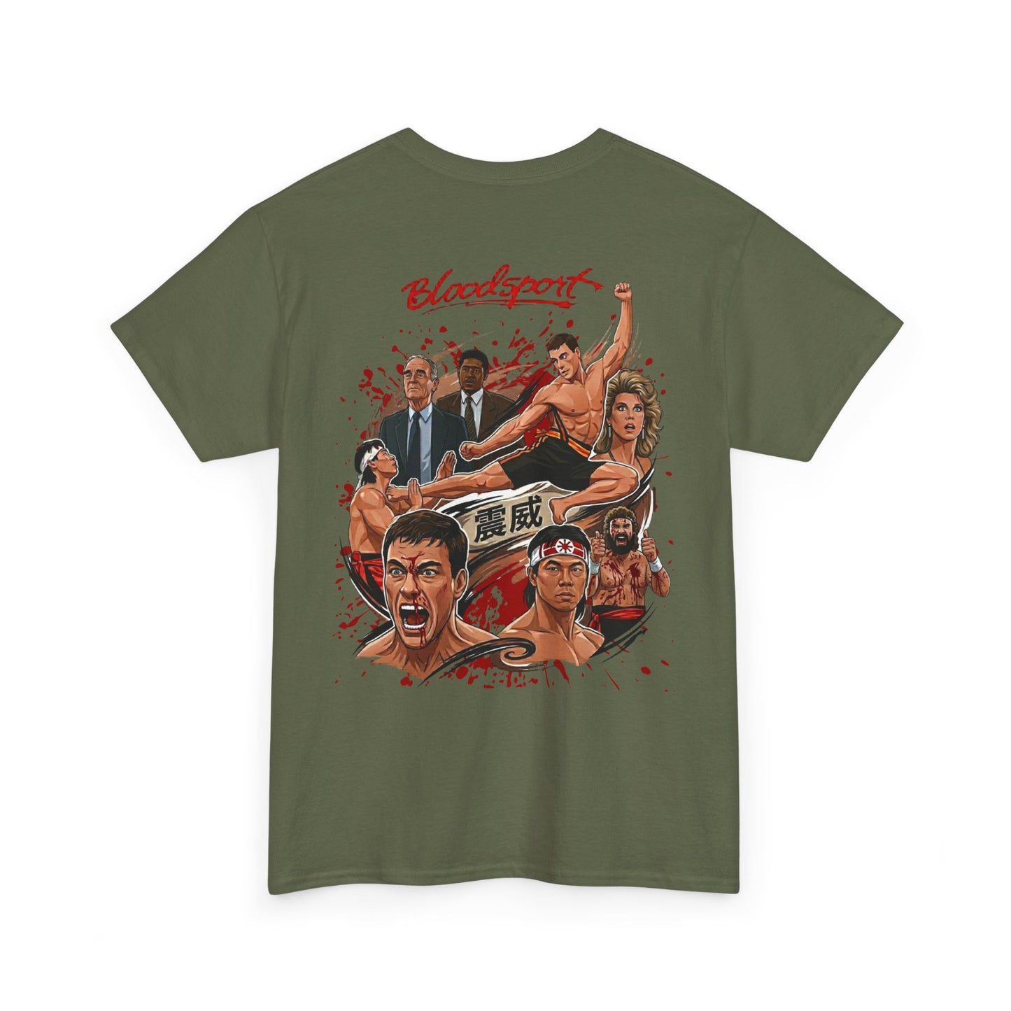 Bloodsport Movie Poster Tee — Retro Martial Arts Graphic T‑Shirt