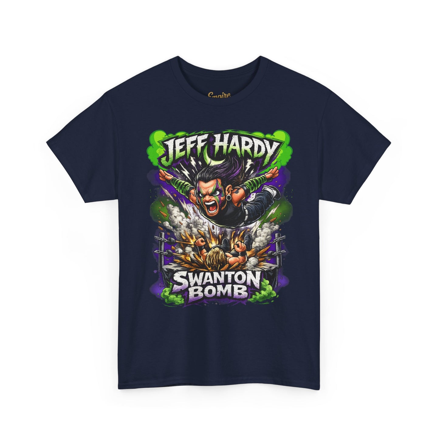 "Swanton Bomb" Graphic Tee — Pro Wrestler Vintage-Style Wrestling Shirt