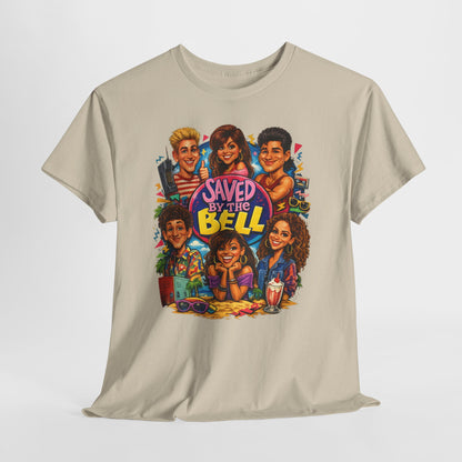 Saved by the Bell Cast Graphic Tee – Retro 90s TV Show Shirt