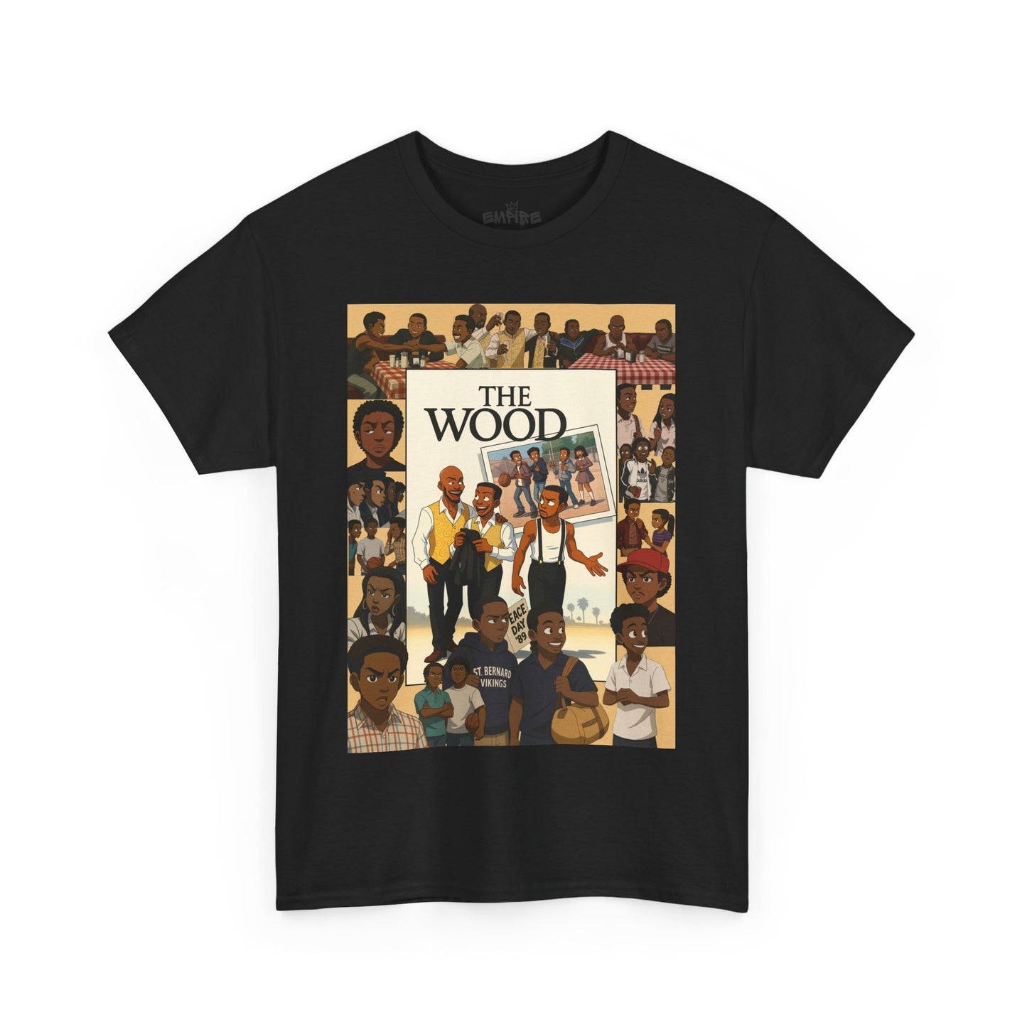 Retro 'The Wood' Graphic Shirt - Perfect for Casual Wear or Events