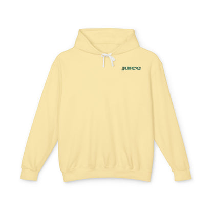 Steel "Juice" Graphic Hoodie — "I Was Doin' the Hootchy-Kootchy, My Friend" Vintage Movie Portrait