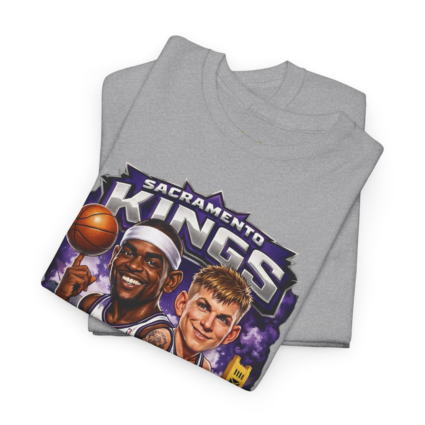 Sacramento Kings 'White Chocolate & C-Webb' Basketball Tee