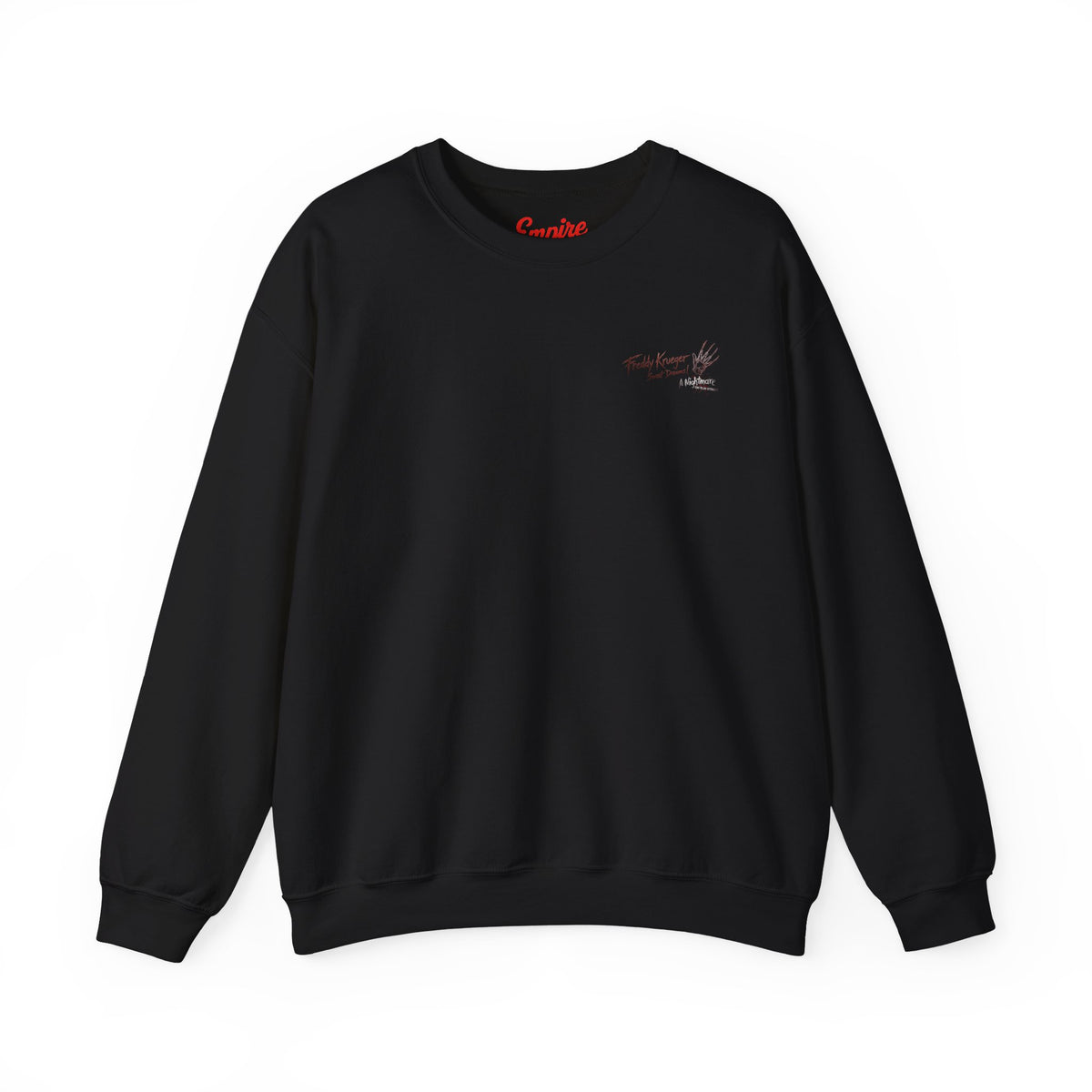 Freddy Krueger Crewneck Sweatshirt – "One, Two... Freddy's Coming For You" Horror Pullover