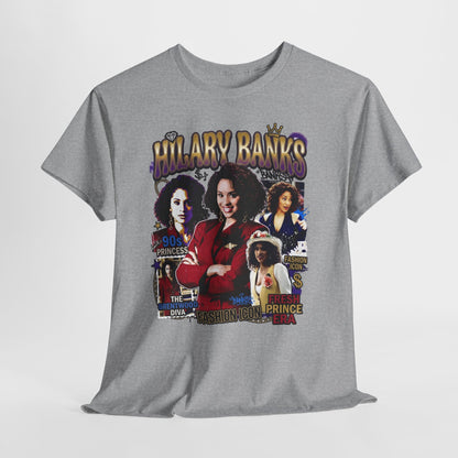 Hilary Banks Collage Tee — Fresh Prince Retro Graphic T‑Shirt