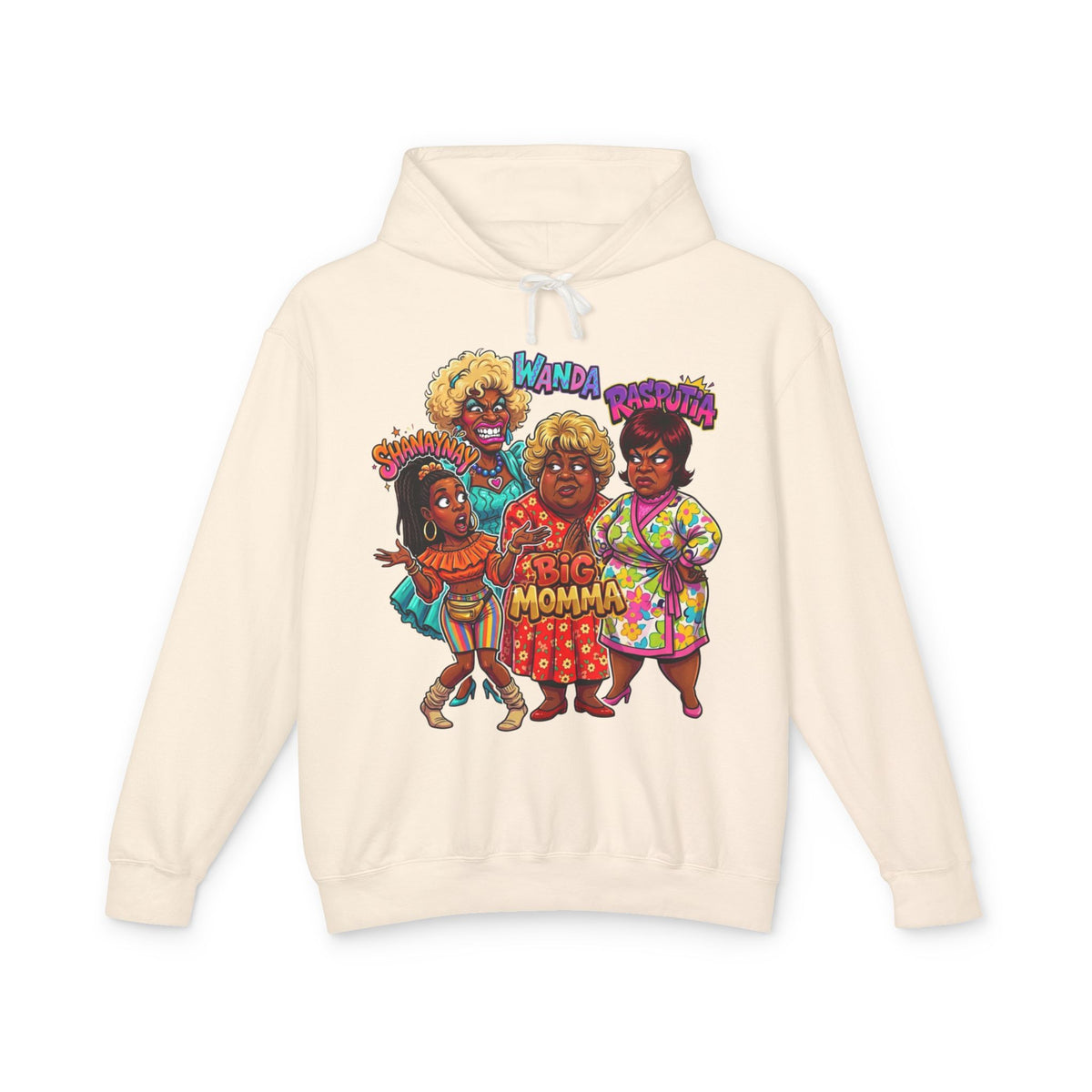 Big Momma & Nem Hooded Sweatshirt — Retro Squad Graphic Hoodie