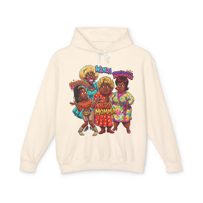 Big Momma & Nem Hooded Sweatshirt — Retro Squad Graphic Hoodie