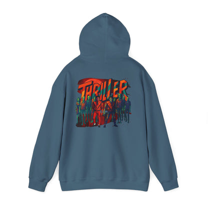 MJ 'Thriller' Retro Zombie Crew Graphic Hoodie