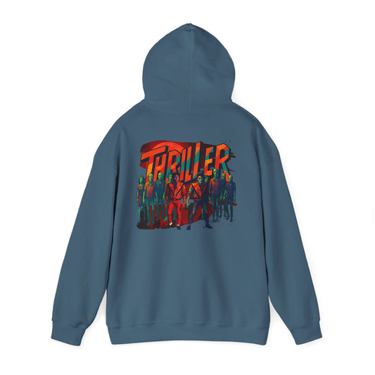 MJ 'Thriller' Retro Zombie Crew Graphic Hoodie