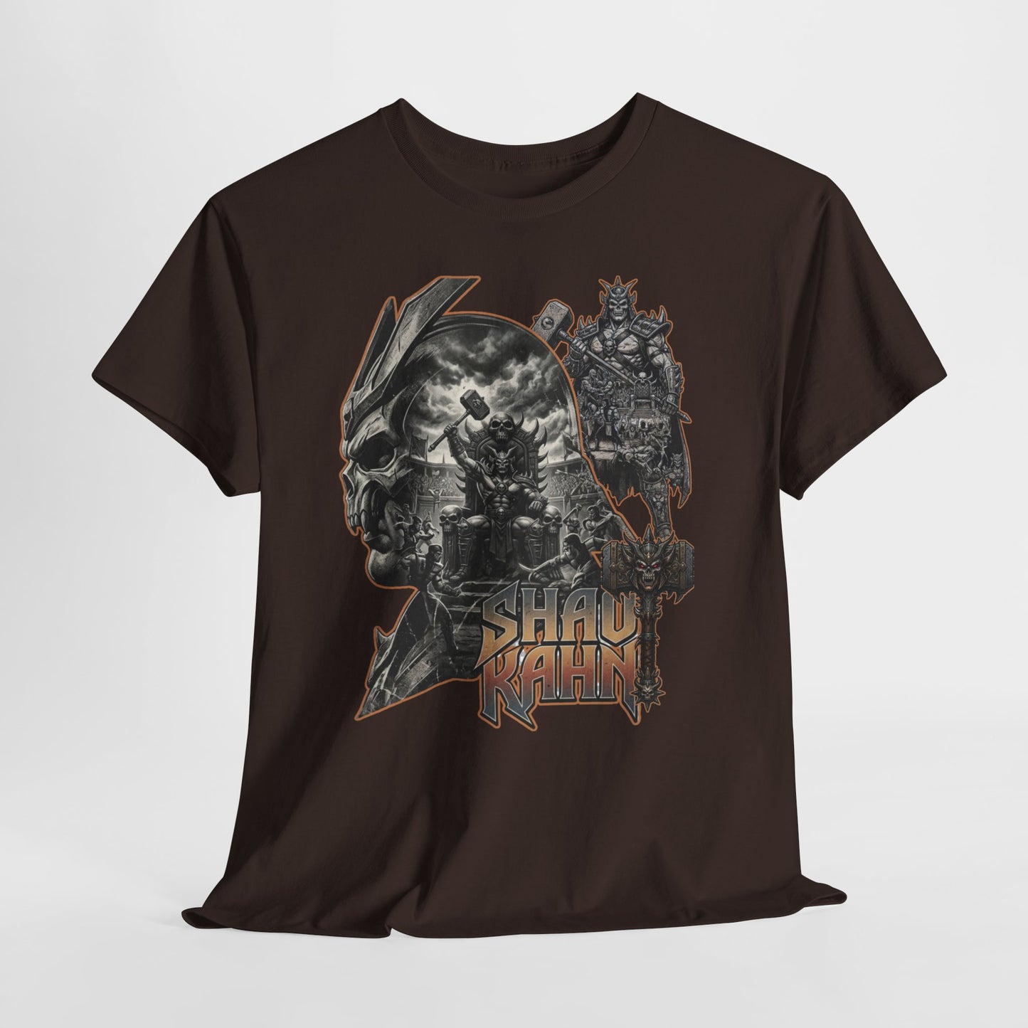 Shao Khan Graphic Tee — Vintage Feudal Japan Warrior Design