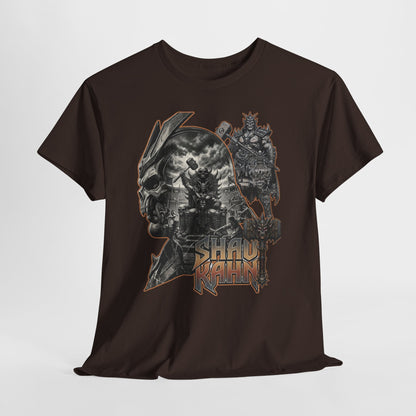 Shao Khan Graphic Tee — Vintage Feudal Japan Warrior Design