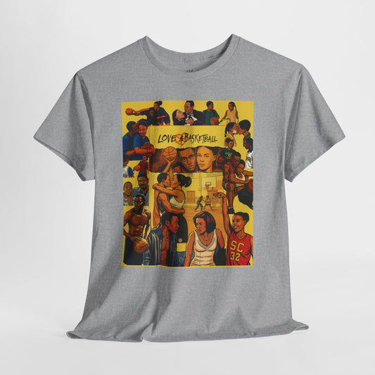 Love & Basketball Tee - Casual Style, Gift for Sports Lovers, Unique Graphic Shirt, Everyday Wear, Movie Inspired Apparel