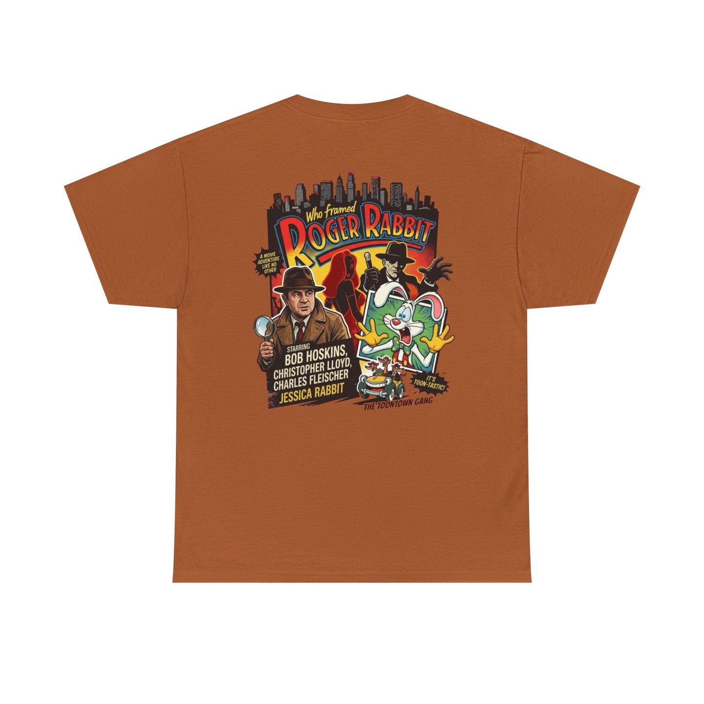 Who Framed Roger Rabbit Poster Tee — Retro Movie Graphic T-Shirt