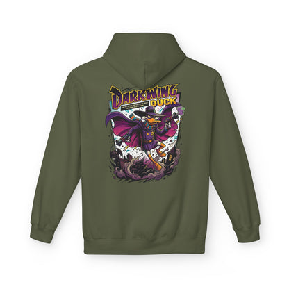 Retro Darkwing Duck Graphic Hoodie | 90s Cartoon Nostalgia