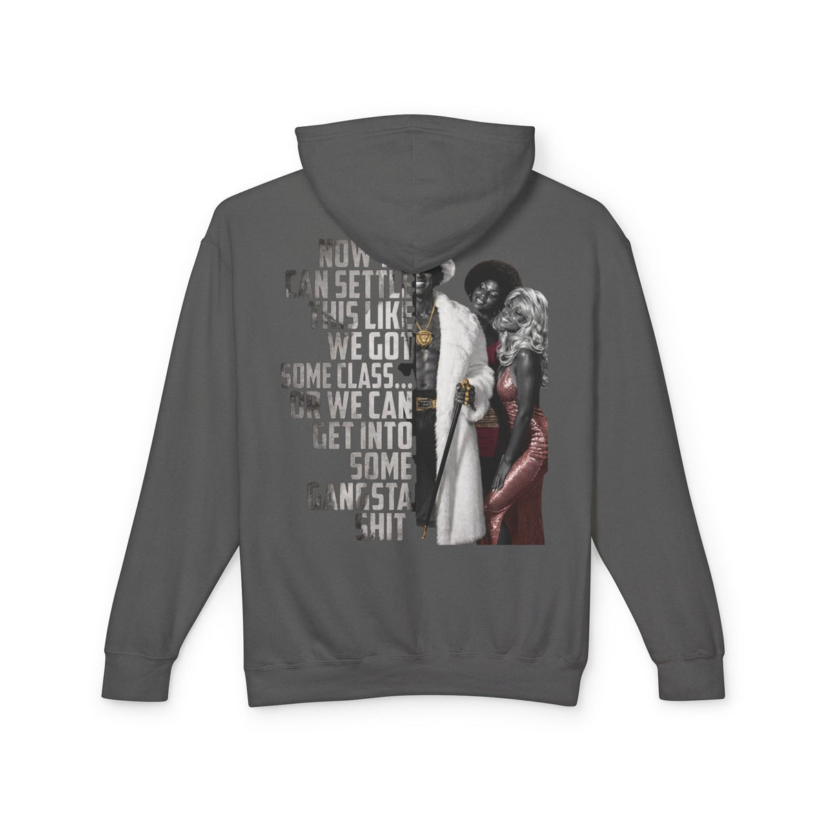 Hoodie – “Money Can’t Settle This” Gangster Streetwear Design