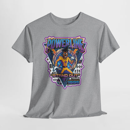 Powerline '95 Tour Graphic Tee — Retro 90s Music Band Shirt