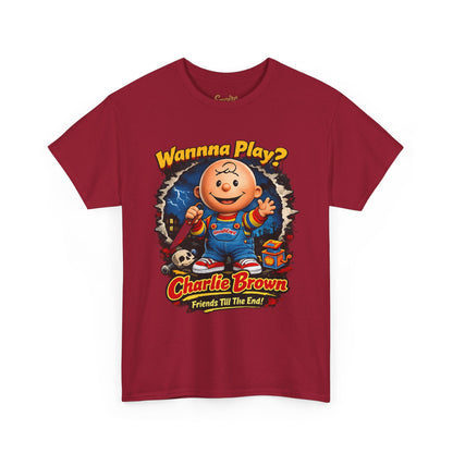 Charlie Brown "Wanna Play?" Graphic Tee