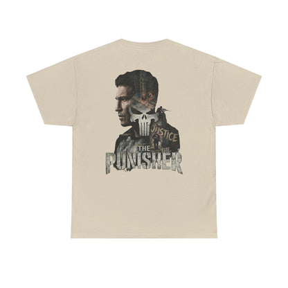 Punisher Graphic Tee — Skull Logo Front & The Punisher Portrait Back
