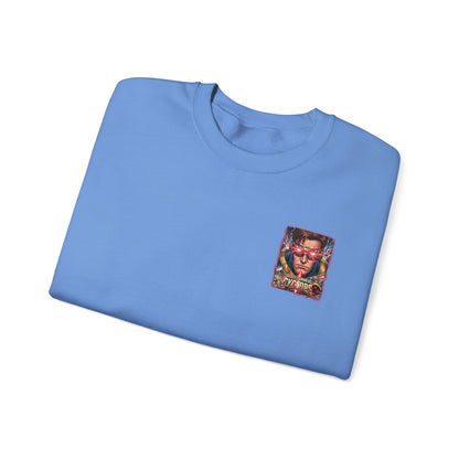 Cyclops Graphic Sweatshirt — Retro X‑Men Laser Portrait Crewneck