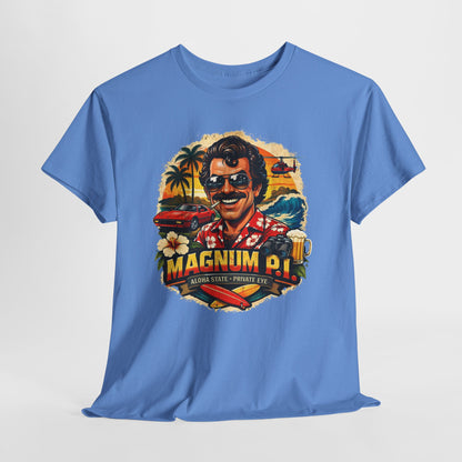 Retro Detective TV Graphic Tee — 'Magnum P.I.' Vintage Island Vibe T-Shirt