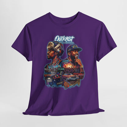 Outkast Hop Dual Portrait T‑Shirt — Vintage Rap Artist Graphic Tee