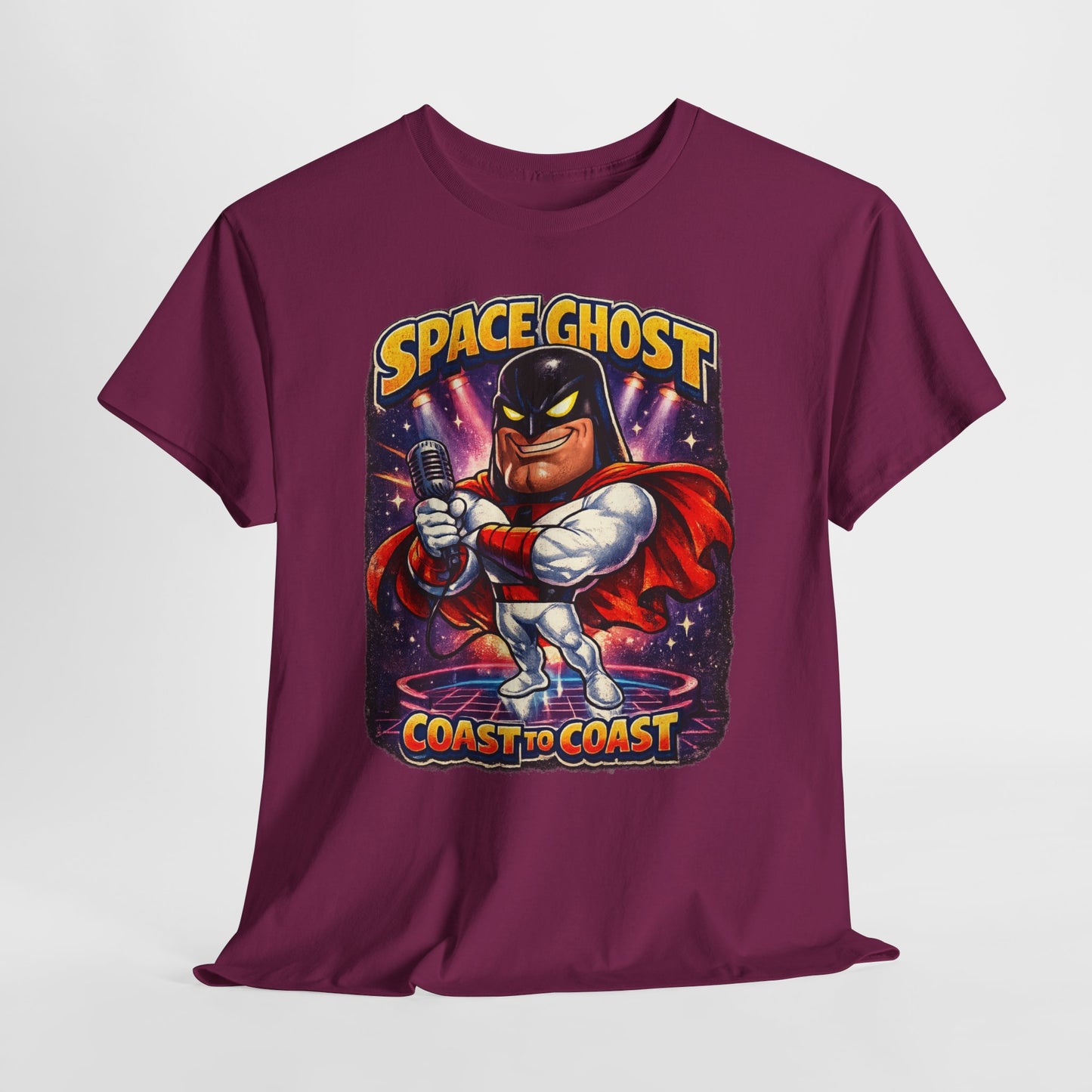 Space Ghost Graphic Tee — "Space Ghost Coast to Coast" Retro Cartoon T-Shirt