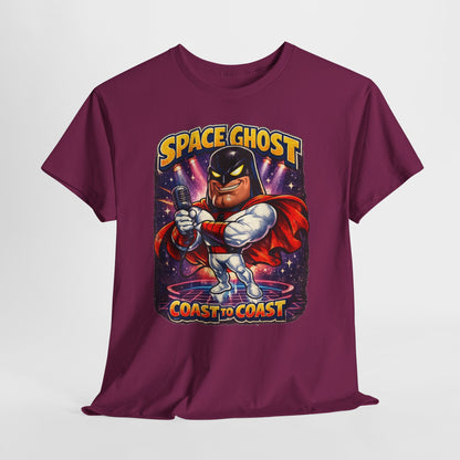 Space Ghost Graphic Tee — "Space Ghost Coast to Coast" Retro Cartoon T-Shirt