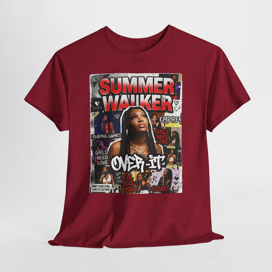 Summer Walker 'Over It' Collage Tee — R&B Artist Graphic T-Shirt