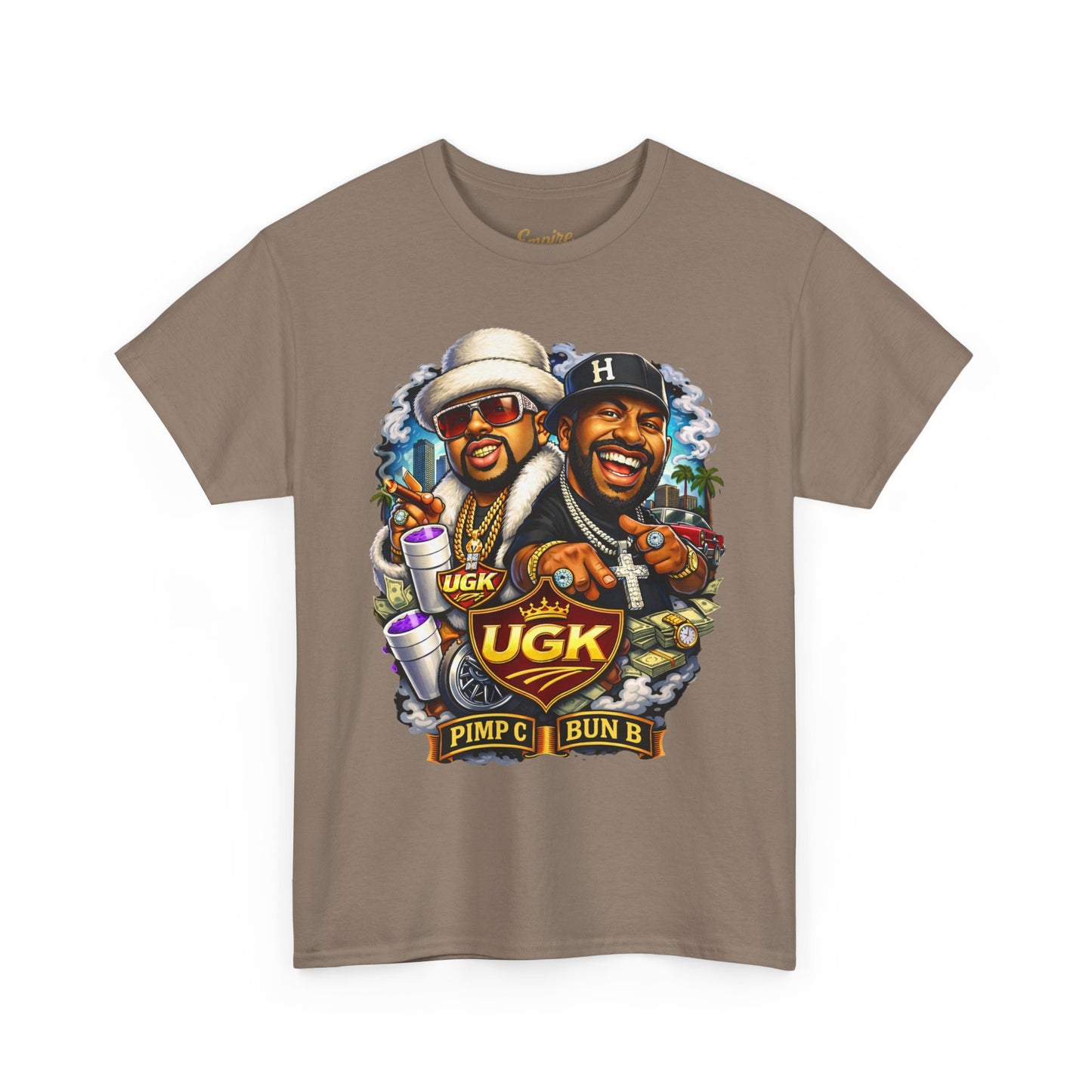 UGK Pimp & Bun B Graphic T-Shirt — Retro Hip Hop Tribute Tee
