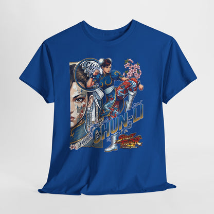 Chun-Li Street Fighter Graphic Tee — Retro Arcade Fighting Game Shirt